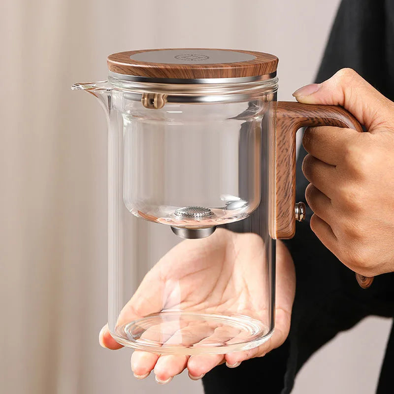 Water Separation Inner Container Teapot One Click Magnetic Switch