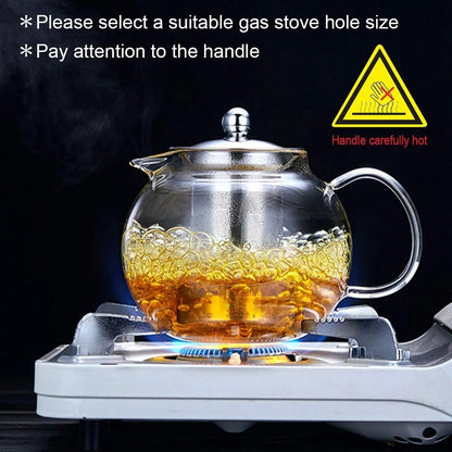 Borosilicate Glass Teapot Chai Kettle