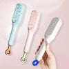 Self-cleaning hairbrush