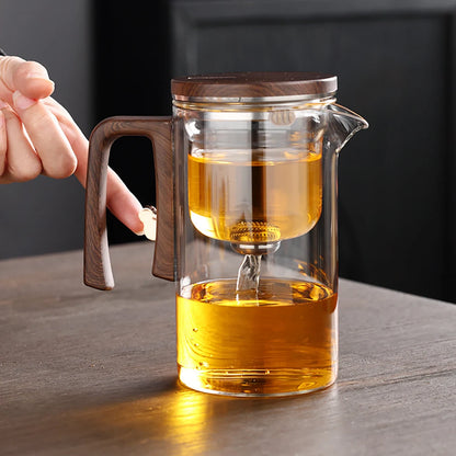 Water Separation Inner Container Teapot One Click Magnetic Switch